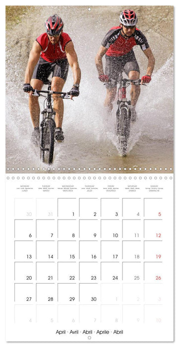 Édition Sport fun : VTT - par monts et par vaux (CALVENDO Calendrier mensuel 2026)