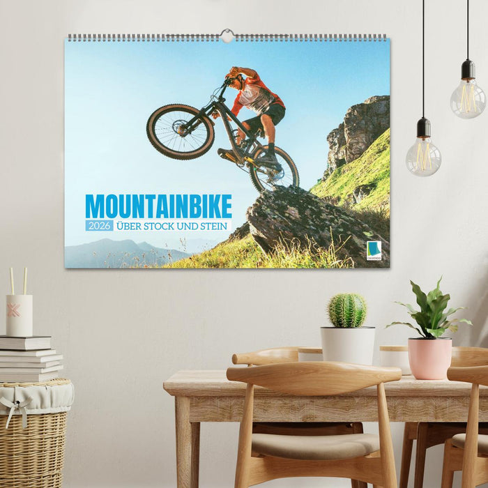 Mountainbike: Über Stock und Stein (CALVENDO Wandkalender 2026)