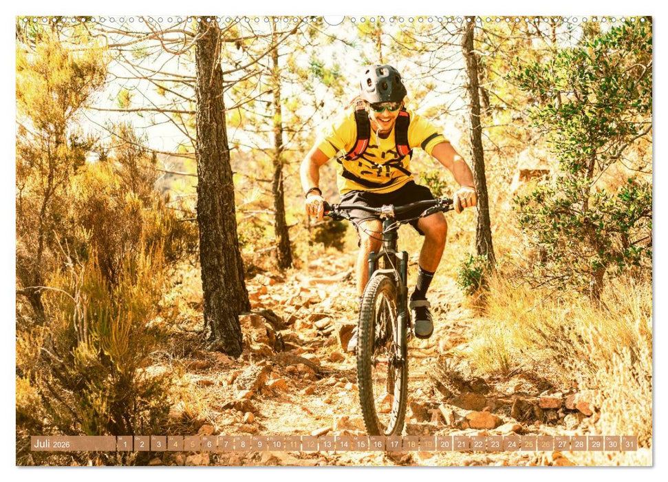 Mountainbike: Über Stock und Stein (CALVENDO Premium Wandkalender 2026)