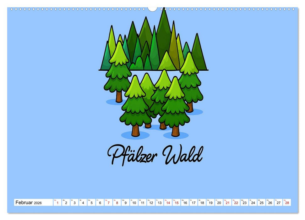 Die Pfalz ist das Beste (CALVENDO Wandkalender 2026)