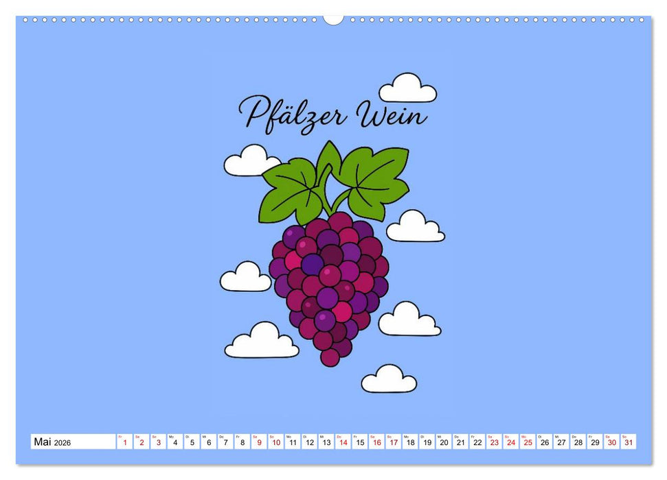 Die Pfalz ist das Beste (CALVENDO Wandkalender 2026)
