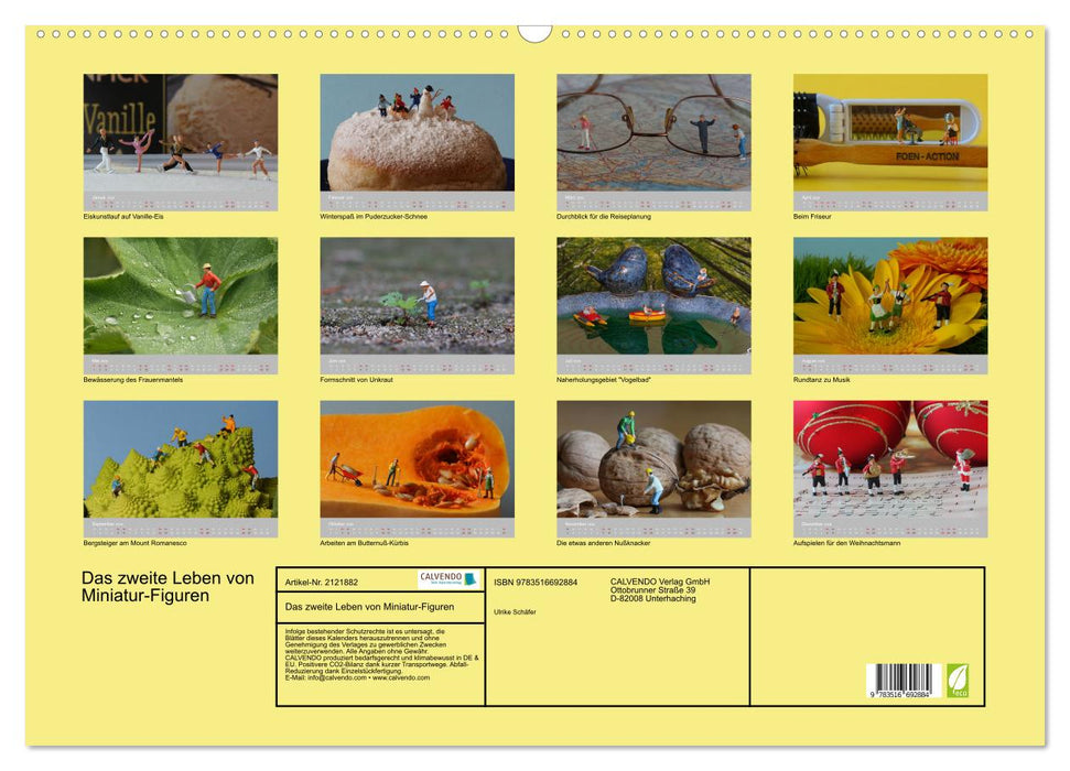 Das zweite Leben von Miniatur-Figuren (CALVENDO Wandkalender 2026)