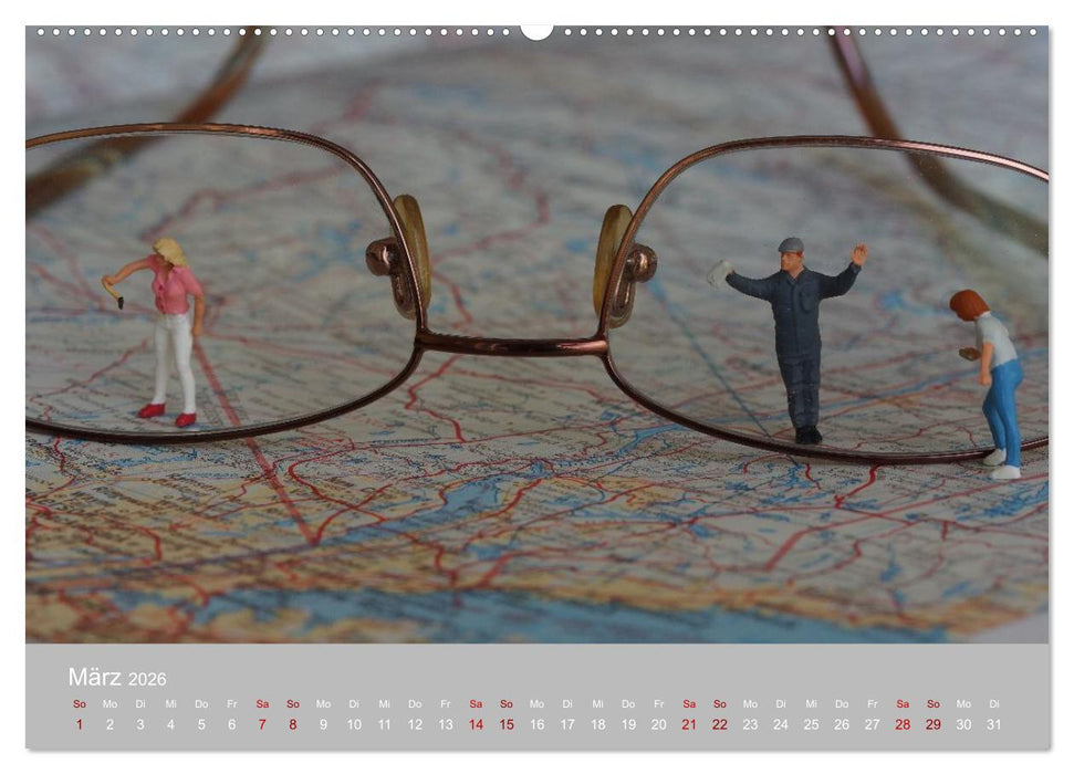 Das zweite Leben von Miniatur-Figuren (CALVENDO Wandkalender 2026)