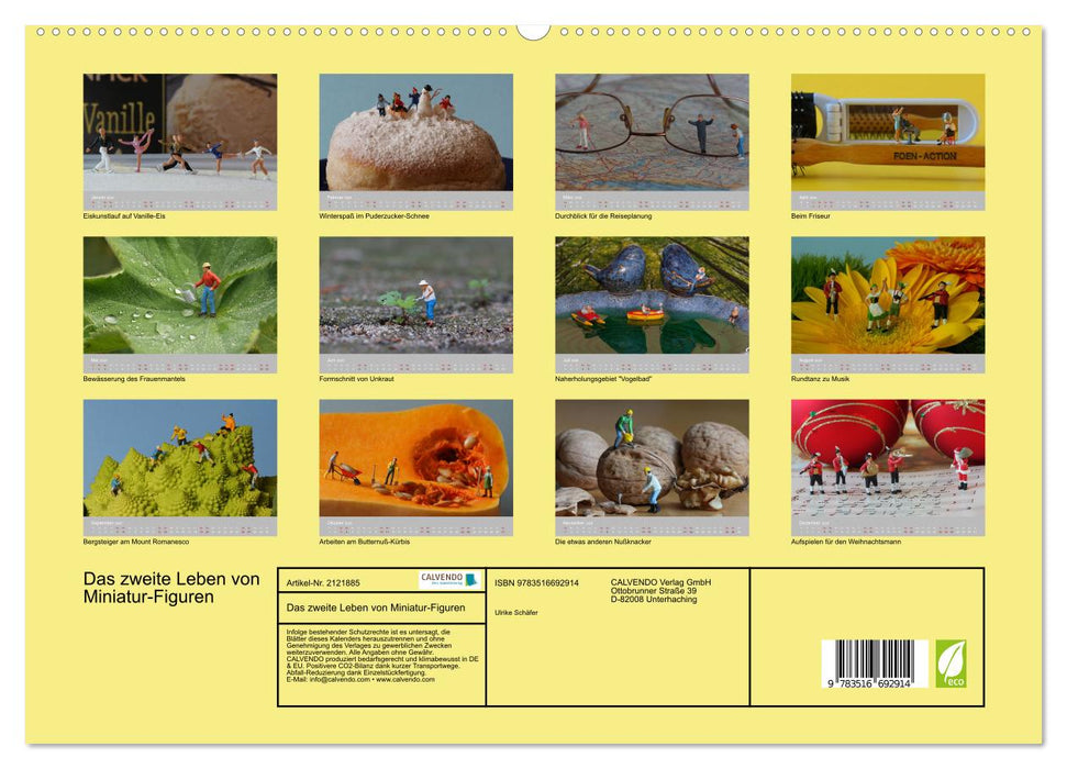 Das zweite Leben von Miniatur-Figuren (CALVENDO Premium Wandkalender 2026)
