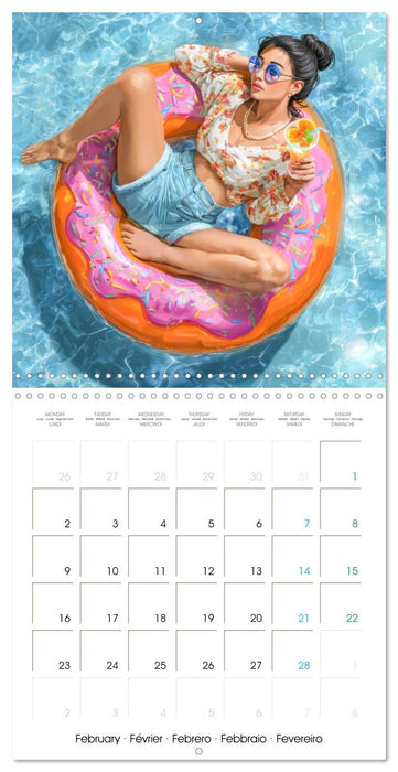 Joyeuses vacances – Pour tous les passionnés de Manga (CALVENDO Calendrier mensuel 2026)