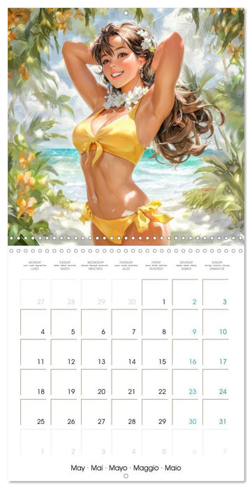 Joyeuses vacances – Pour tous les passionnés de Manga (CALVENDO Calendrier mensuel 2026)