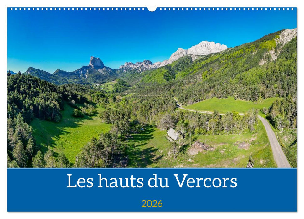 Les Hauts du Vercors (CALVENDO Calendrier mensuel 2026)