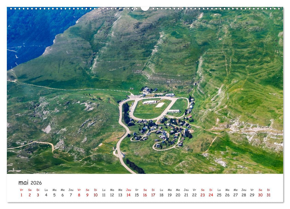 Les Hauts du Vercors (CALVENDO Calendrier mensuel 2026)