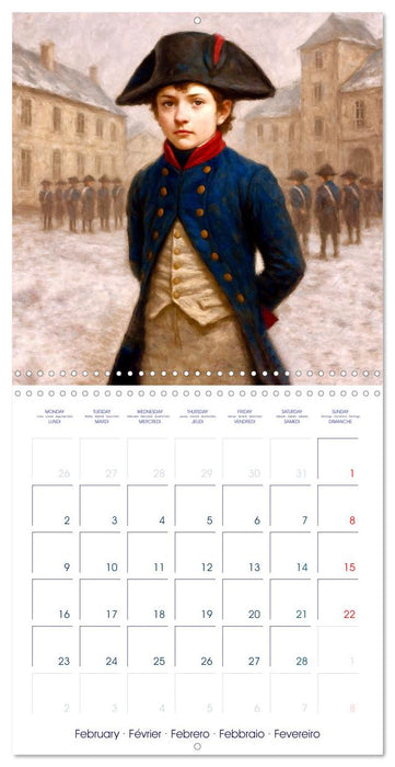 Napoléon Bonaparte (CALVENDO Calendrier mensuel 2026)