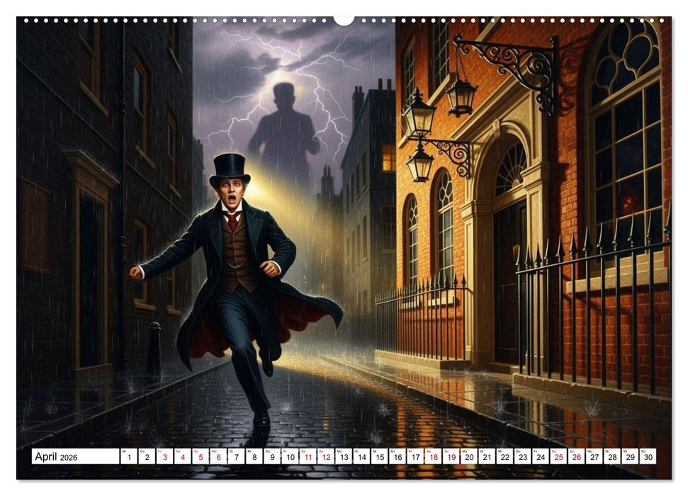 Victor Frankenstein und seine Schöpfung (CALVENDO Wandkalender 2026)