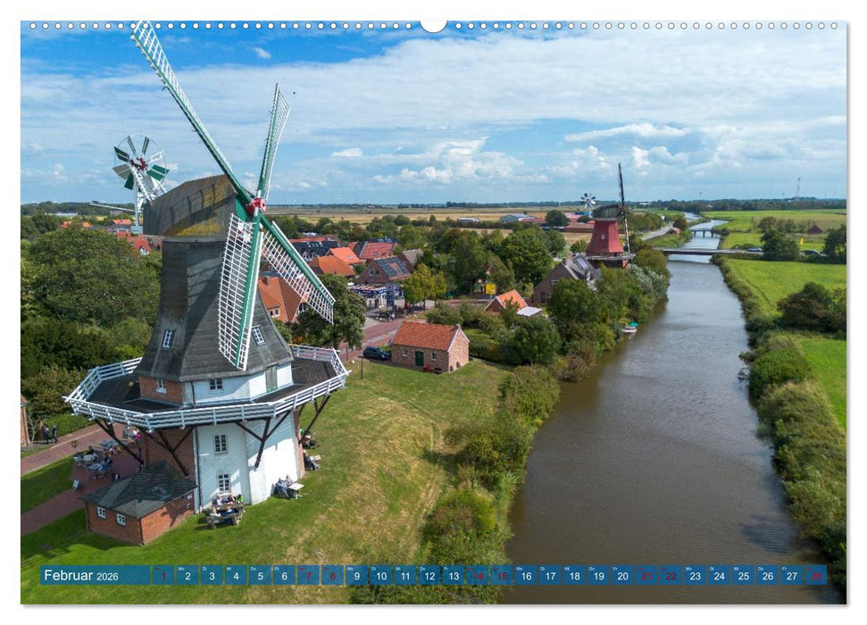 Greetsiel, die ostfriesische Perle und seine Umgebung (CALVENDO Wandkalender 2026)