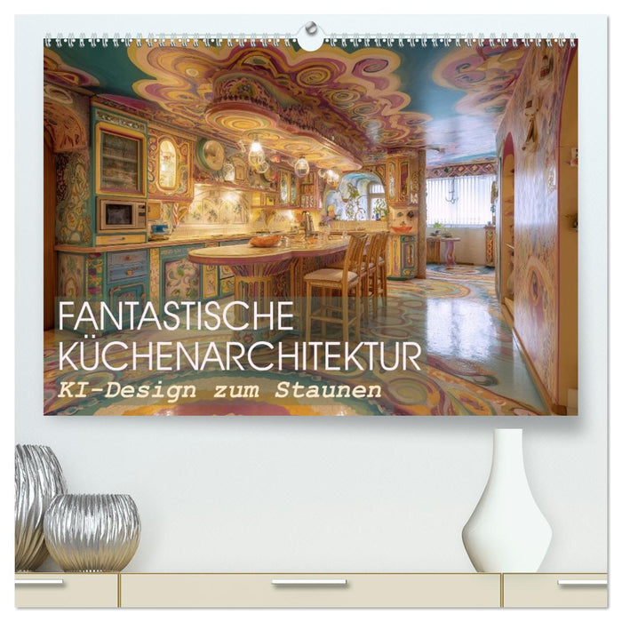 Fantastische Küchenarchitektur. KI-Design zum Staunen (CALVENDO Premium Wandkalender 2026)