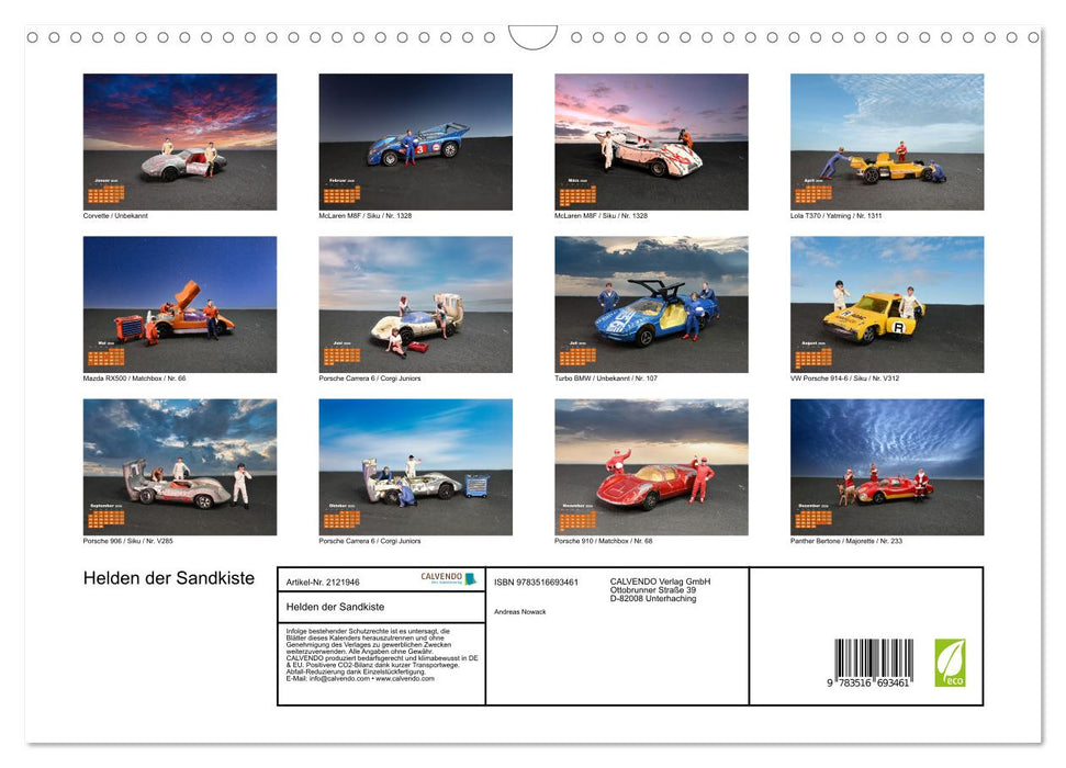 Helden der Sandkiste (CALVENDO Wandkalender 2026)