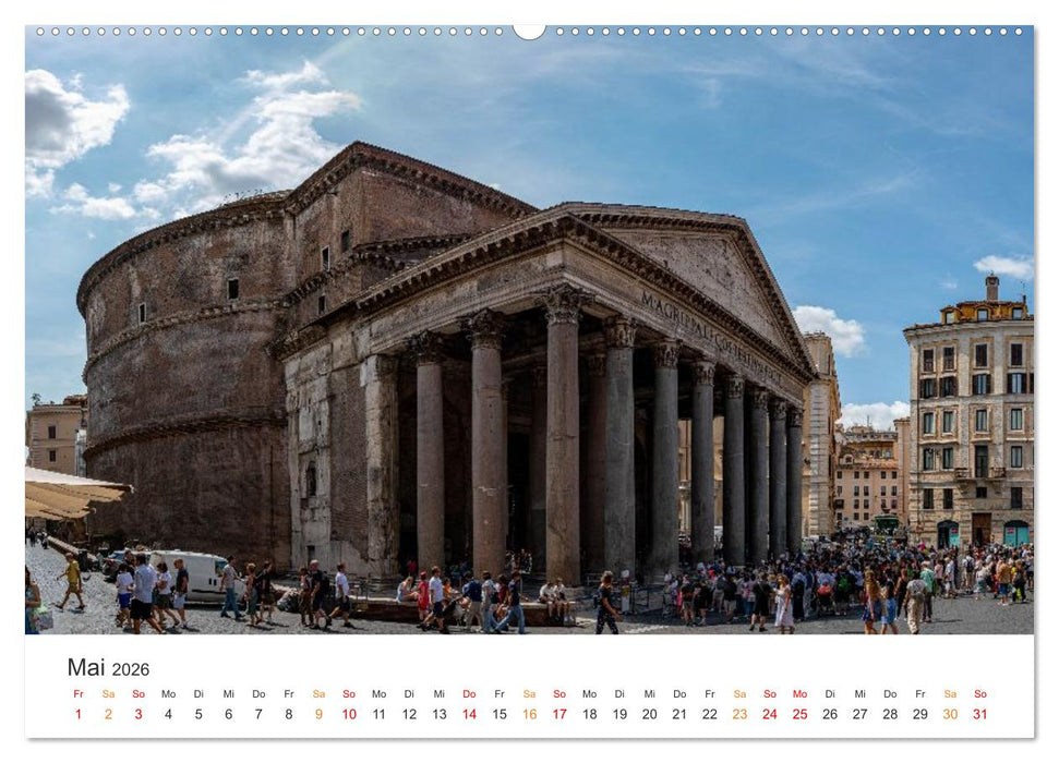 Rom – Geschichte, Glanz und Gassen (CALVENDO Wandkalender 2026)