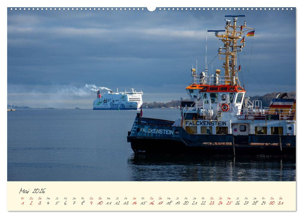 Kiel – Maritimes Flair im Wandel der Jahreszeiten (CALVENDO Wandkalender 2026)