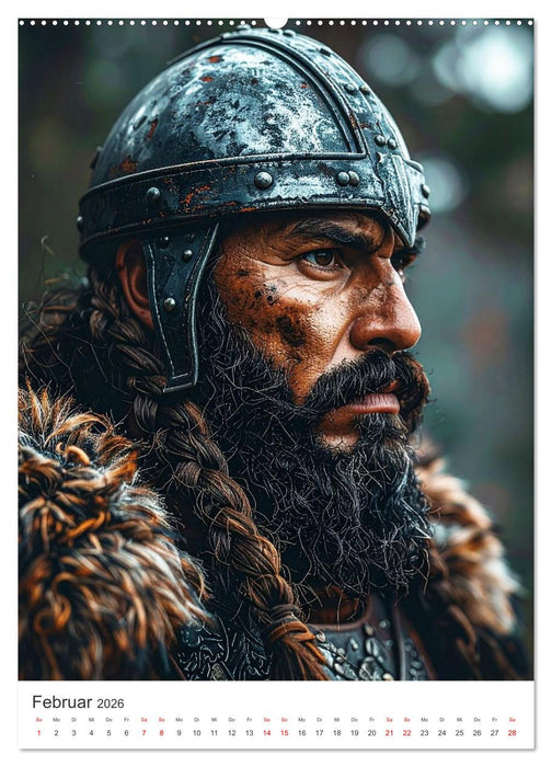 Sturmsöhne Stärke und Mythos der Wikinger (CALVENDO Wandkalender 2026)