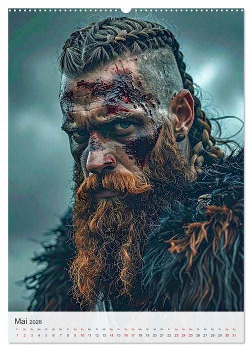 Sturmsöhne Stärke und Mythos der Wikinger (CALVENDO Wandkalender 2026)