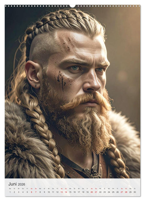 Sturmsöhne Stärke und Mythos der Wikinger (CALVENDO Wandkalender 2026)