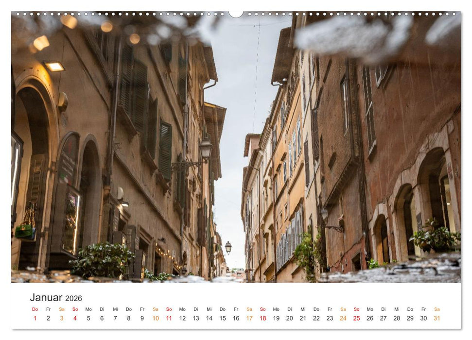 Rom – Geschichte, Glanz und Gassen (CALVENDO Premium Wandkalender 2026)
