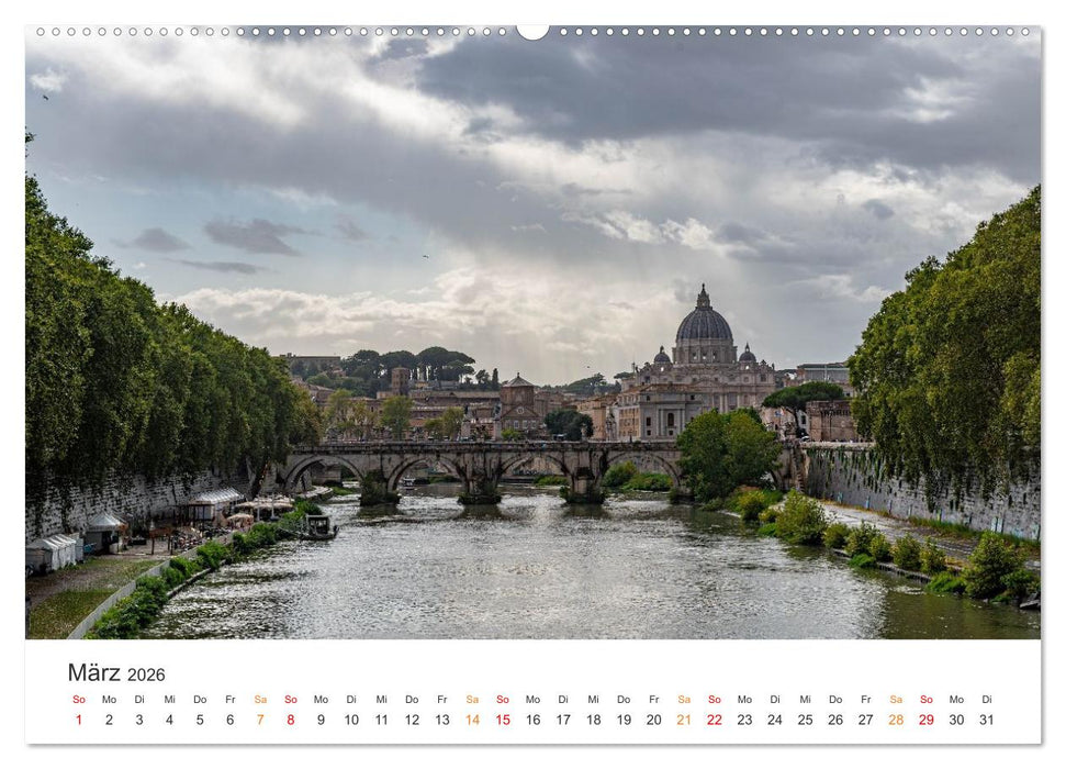 Rom – Geschichte, Glanz und Gassen (CALVENDO Premium Wandkalender 2026)