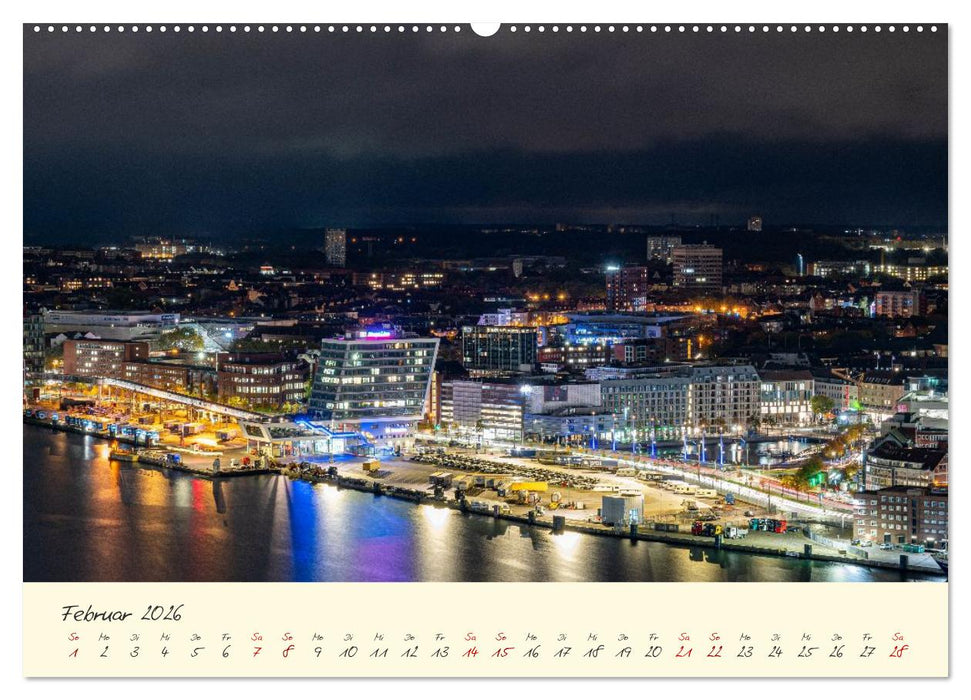 Kiel – Maritimes Flair im Wandel der Jahreszeiten (CALVENDO Premium Wandkalender 2026)