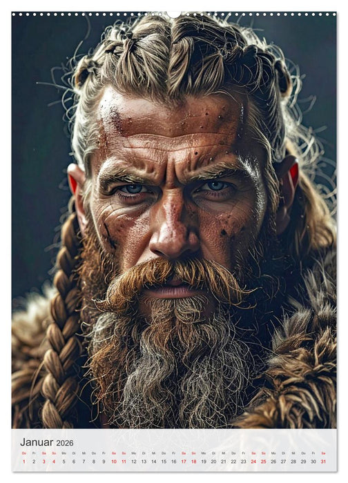 Sturmsöhne Stärke und Mythos der Wikinger (CALVENDO Premium Wandkalender 2026)