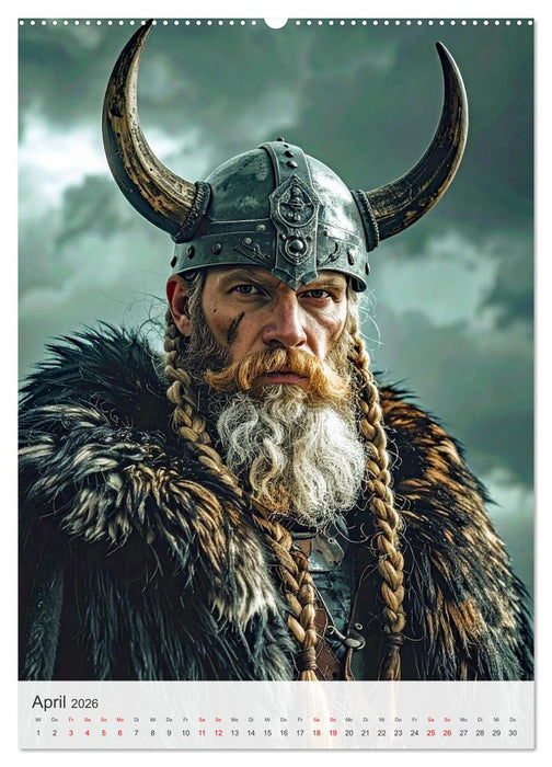 Sturmsöhne Stärke und Mythos der Wikinger (CALVENDO Premium Wandkalender 2026)