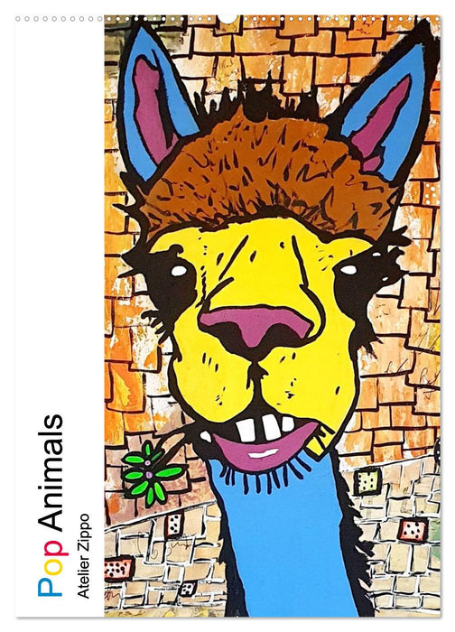 Pop Art Animals - Atelier Zippo (CALVENDO Wandkalender 2026)