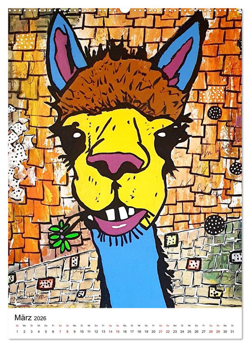 Pop Art Animals - Atelier Zippo (CALVENDO Wandkalender 2026)
