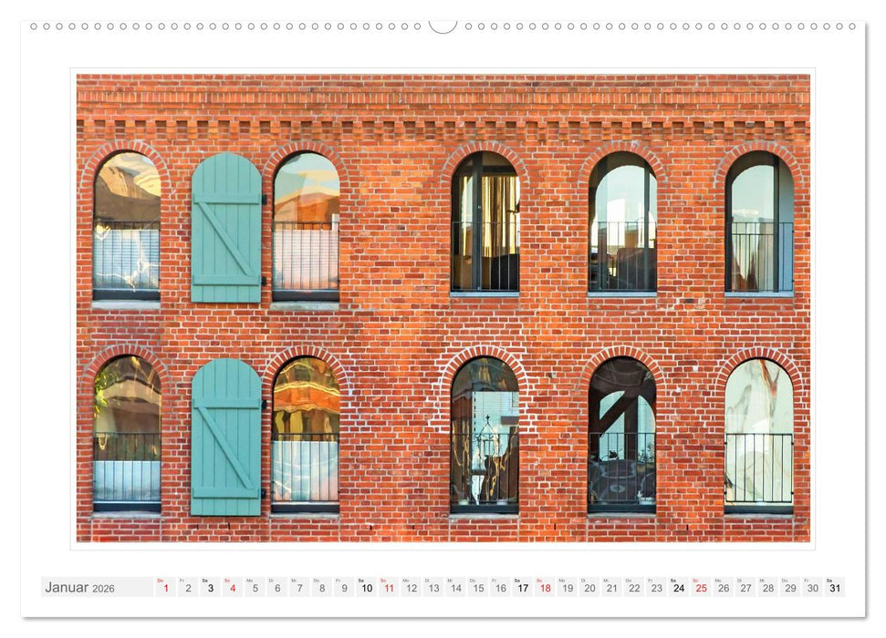 Architektur. Imposante Fassaden (CALVENDO Wandkalender 2026)
