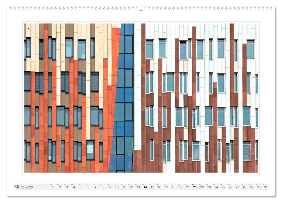 Architektur. Imposante Fassaden (CALVENDO Wandkalender 2026)