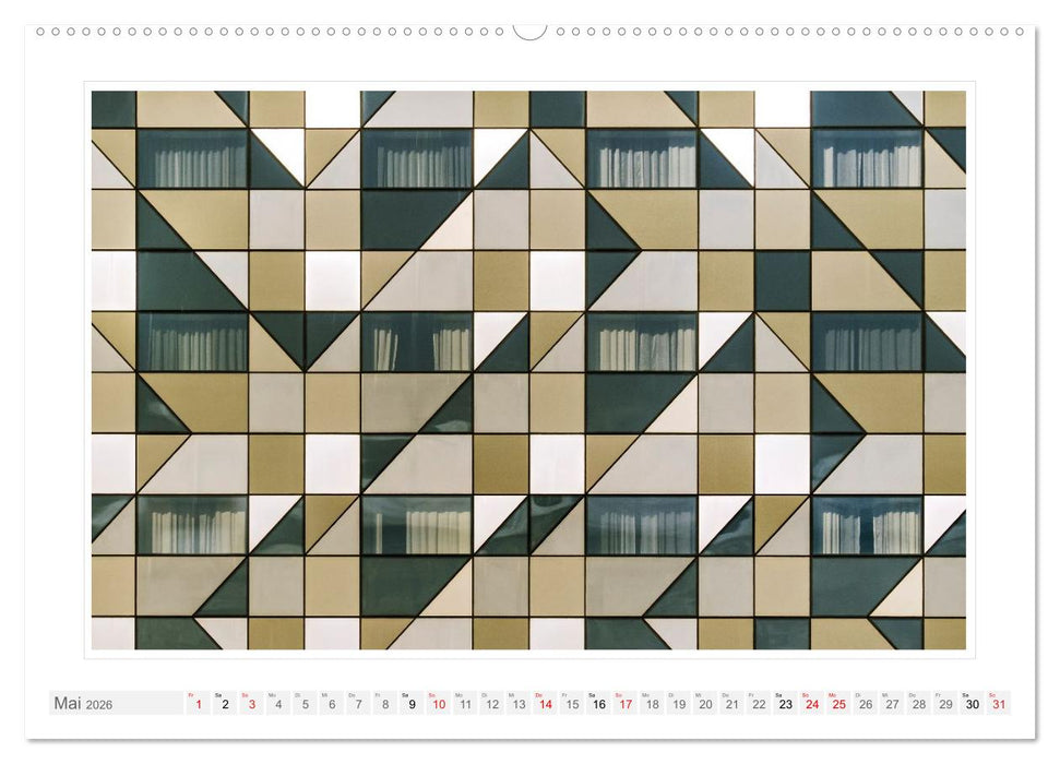 Architektur. Imposante Fassaden (CALVENDO Wandkalender 2026)