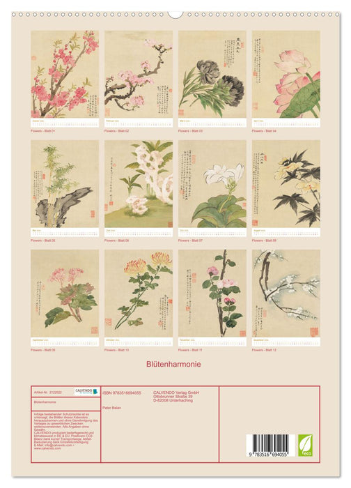 Blütenharmonie (CALVENDO Premium Wandkalender 2026)