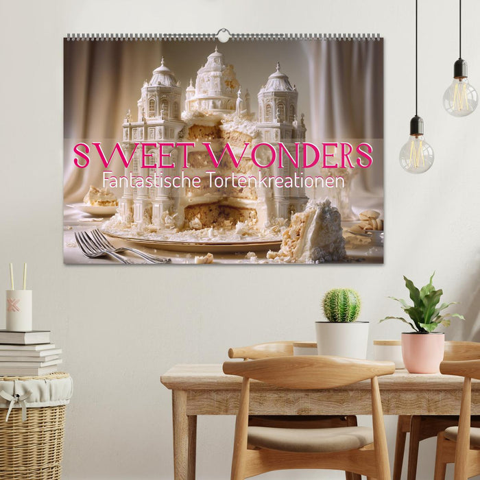 Sweet Wonders. Fantastische Tortenkreationen (CALVENDO Wandkalender 2026)