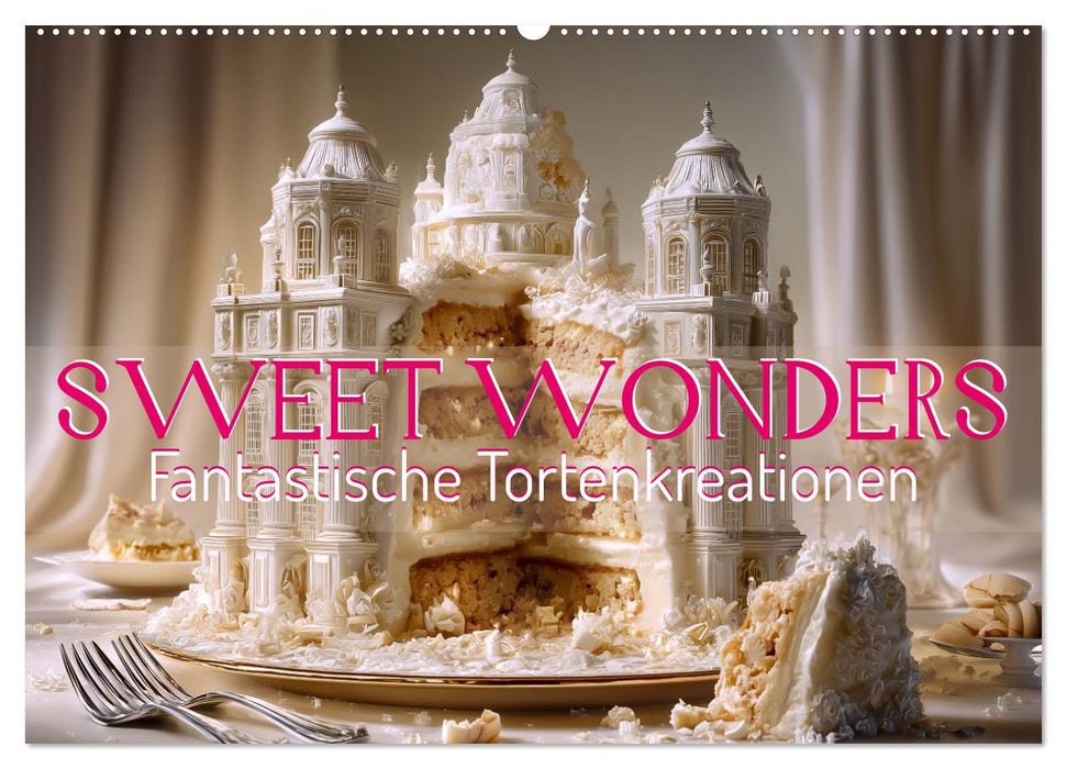 Sweet Wonders. Fantastische Tortenkreationen (CALVENDO Wandkalender 2026)