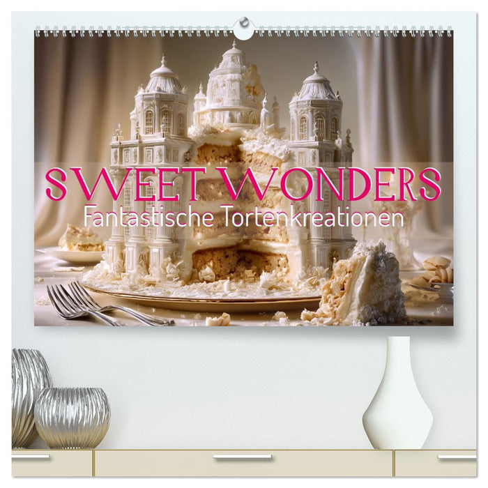 Sweet Wonders. Fantastische Tortenkreationen (CALVENDO Premium Wandkalender 2026)