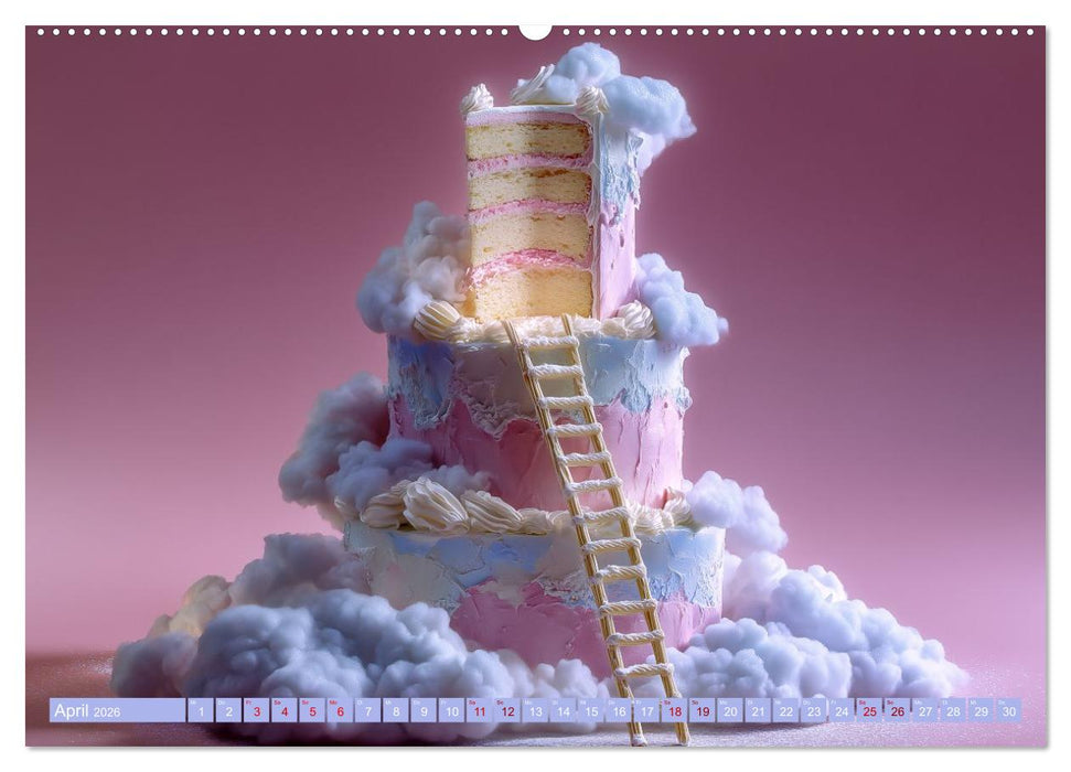 Sweet Wonders. Fantastische Tortenkreationen (CALVENDO Premium Wandkalender 2026)