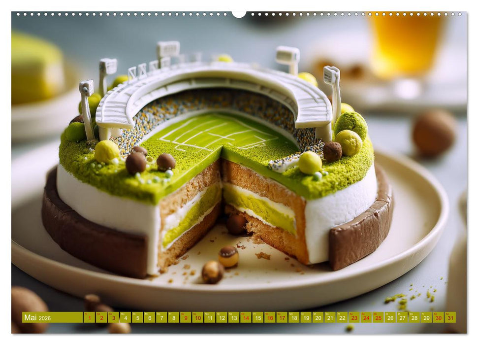 Sweet Wonders. Fantastische Tortenkreationen (CALVENDO Premium Wandkalender 2026)