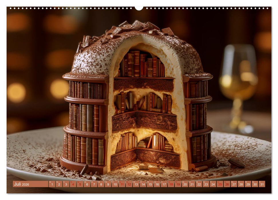 Sweet Wonders. Fantastische Tortenkreationen (CALVENDO Premium Wandkalender 2026)