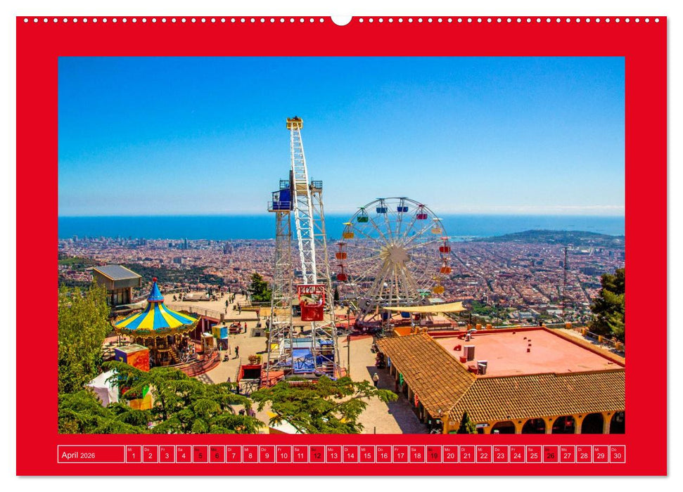 Ein Herz für Barcelona (CALVENDO Wandkalender 2026)