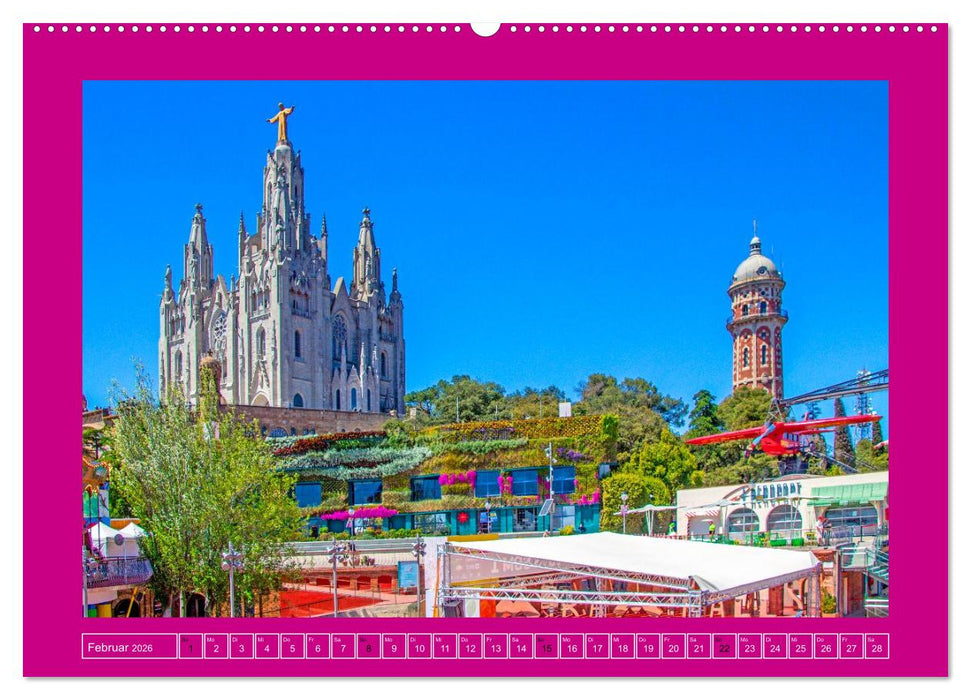 Ein Herz für Barcelona (CALVENDO Premium Wandkalender 2026)