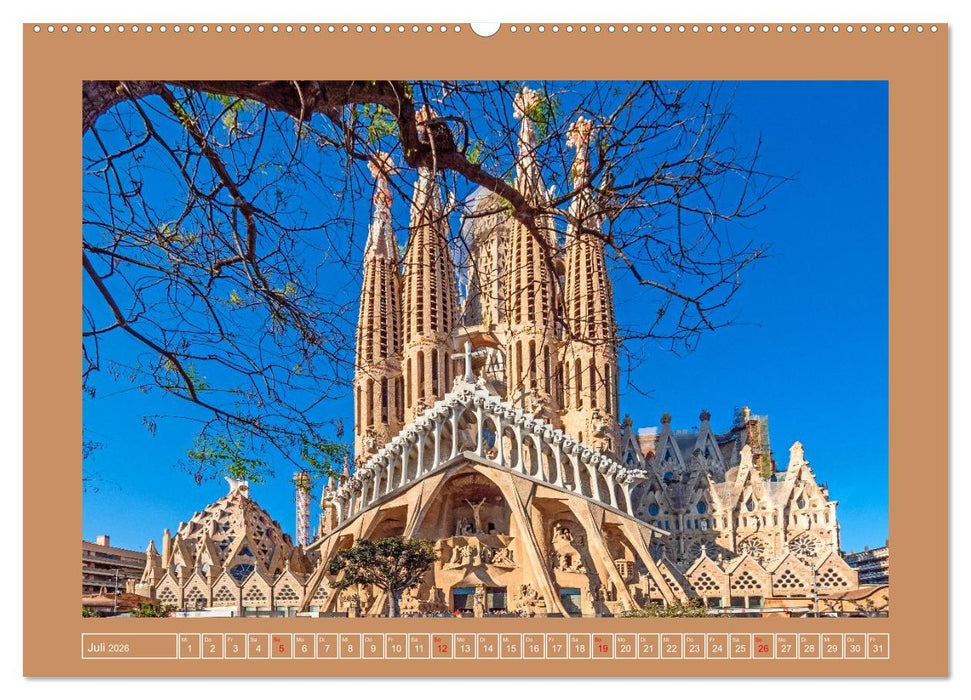 Ein Herz für Barcelona (CALVENDO Premium Wandkalender 2026)