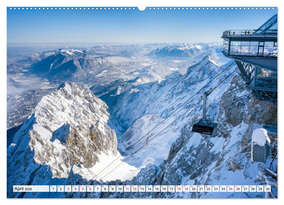 Garmisch-Partenkirchen mit Zugspitze und Eibsee (CALVENDO Wandkalender 2026)