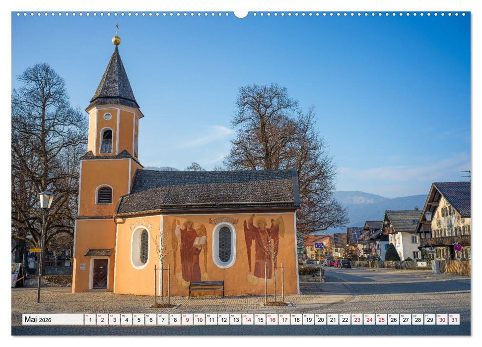 Garmisch-Partenkirchen mit Zugspitze und Eibsee (CALVENDO Premium Wandkalender 2026)