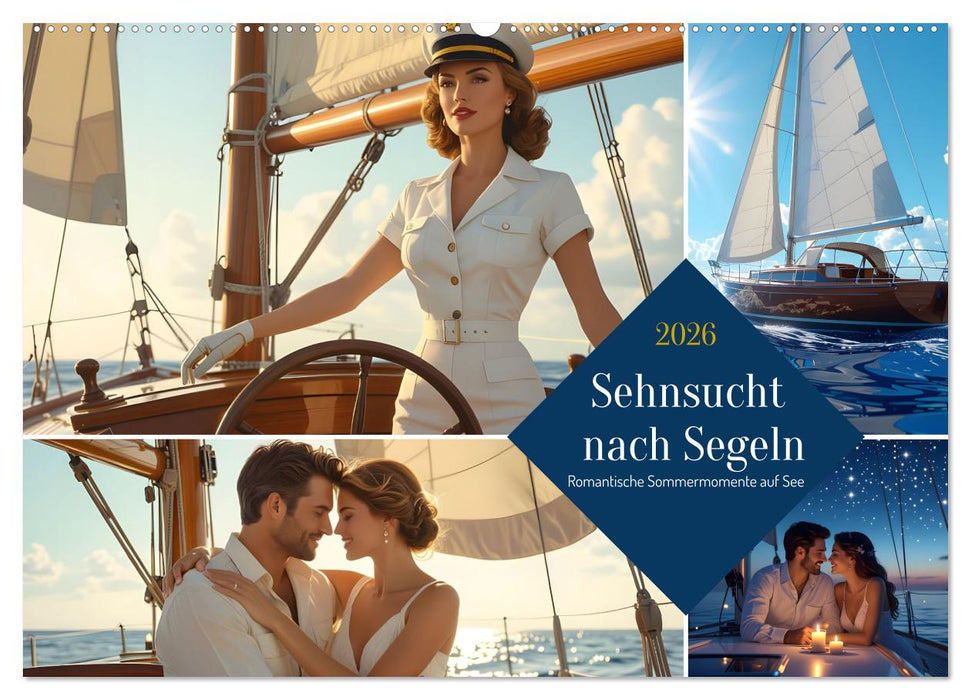 Sehnsucht nach Segeln (CALVENDO Wandkalender 2026)