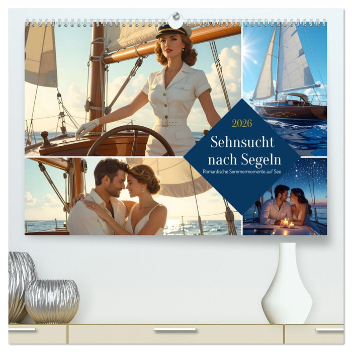 Sehnsucht nach Segeln (CALVENDO Premium Wandkalender 2026)