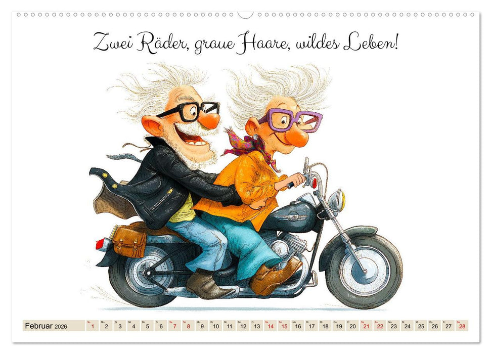 Endlich Rente - So macht Ruhestand Spaß! (CALVENDO Wandkalender 2026)