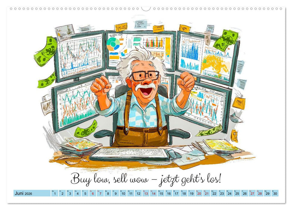 Endlich Rente - So macht Ruhestand Spaß! (CALVENDO Wandkalender 2026)