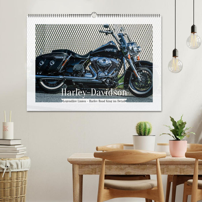 Legendäre Linien – Harley Road King im Detail (CALVENDO Wandkalender 2026)