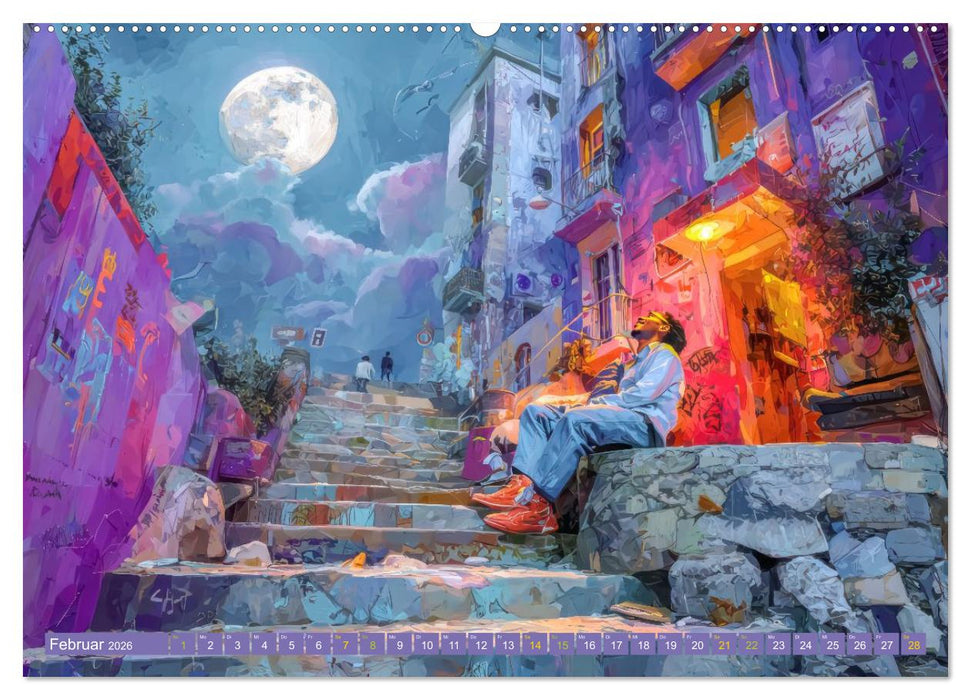 Eine liebenswerte Stadt - Voller Leben (CALVENDO Wandkalender 2026)